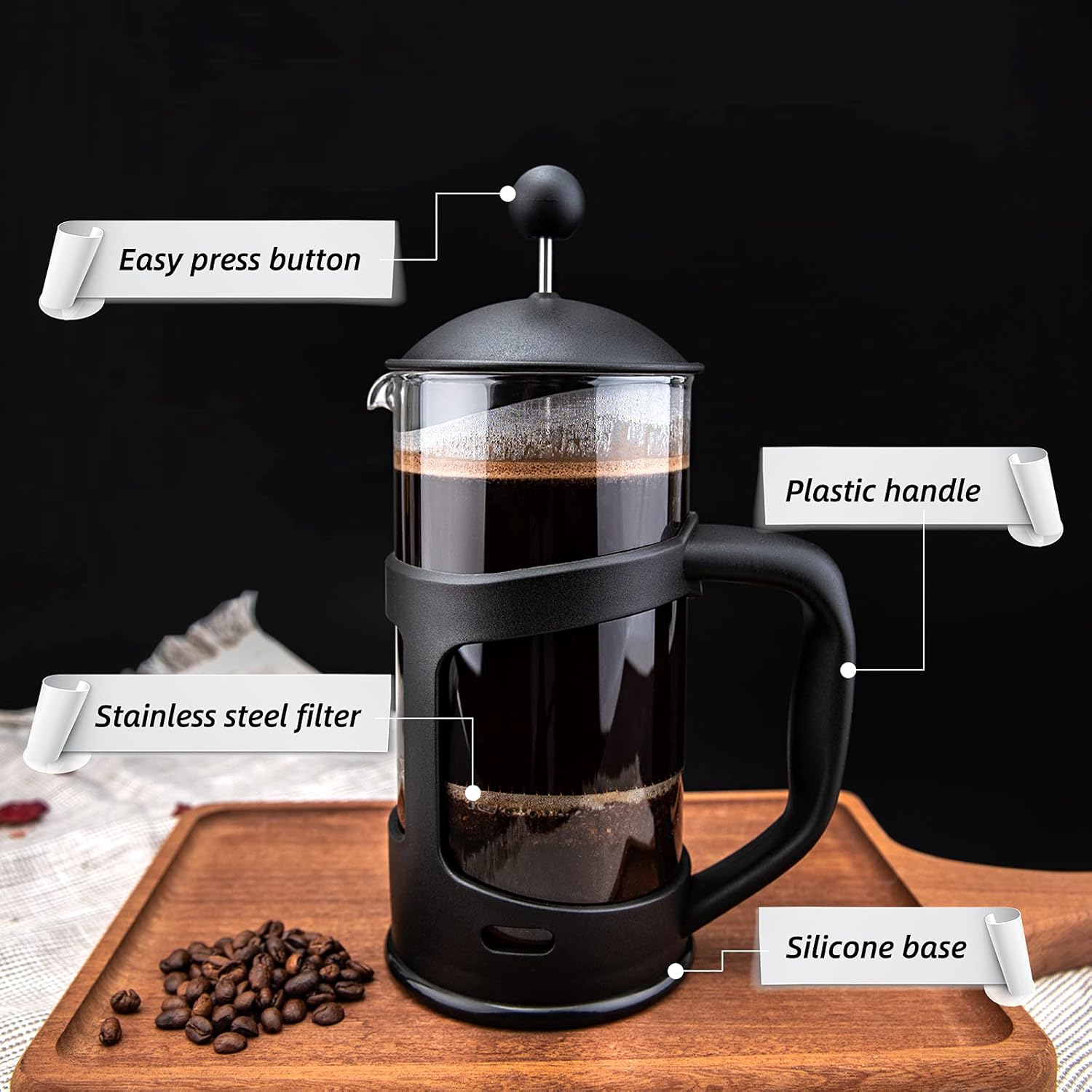 Mini French Press Coffee Maker - مراجعة French Press Coffee Maker وسعره