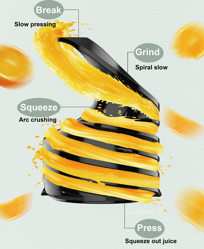 2L Low-speed Juicer Large Cali - مراجعة Kitchen Gadgets Juicer وسعره