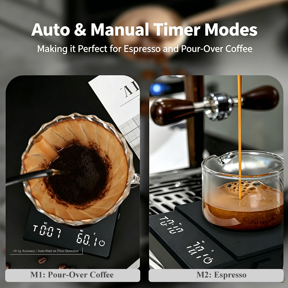 Mini Digital Coffee Scale with - مراجعة Kitchen Timer Digital وسعره