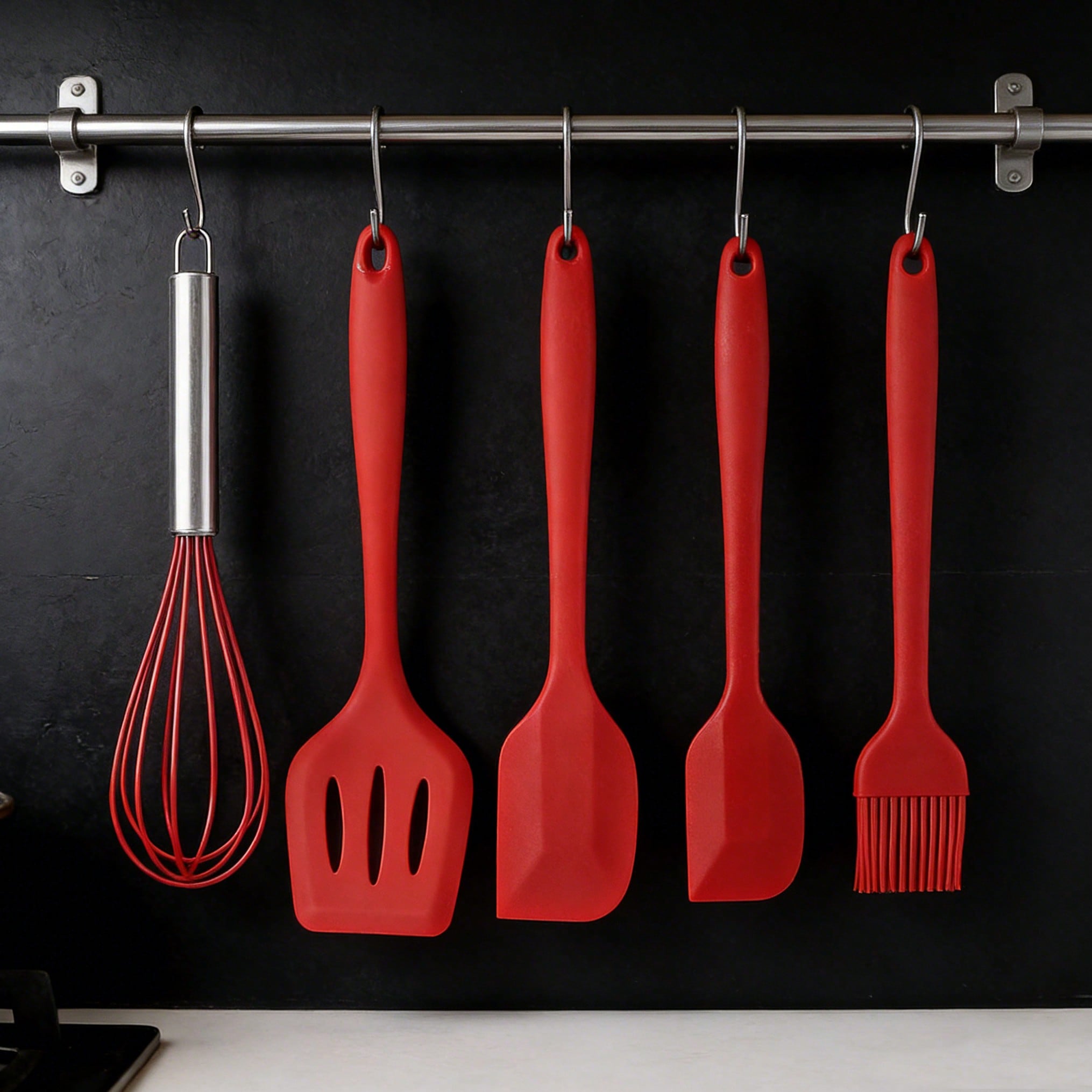 Silicone Cooking Utensils Set, - مراجعة Silicone Spatula Set وسعره