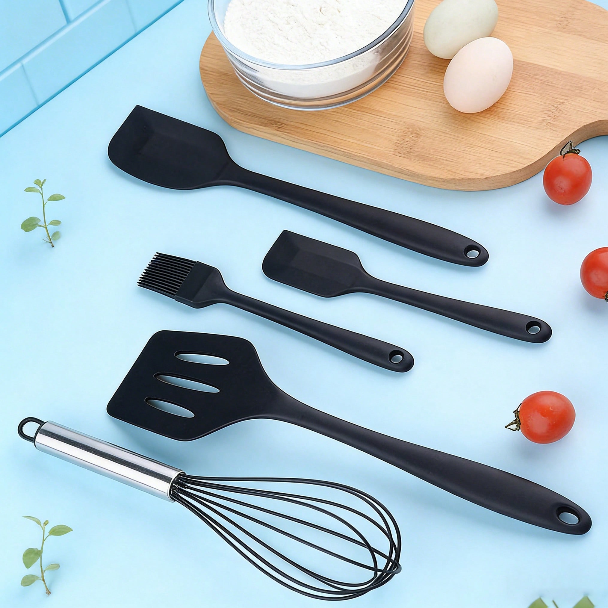 Silicone Cooking Utensils Set, - مراجعة Silicone Spatula Set وسعره