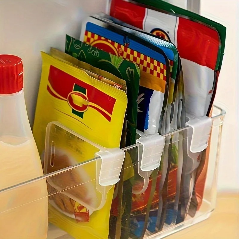 5-20PCS Sturdy Clear Refrigera - مراجعة Kitchen Gadgets Organizer وسعره