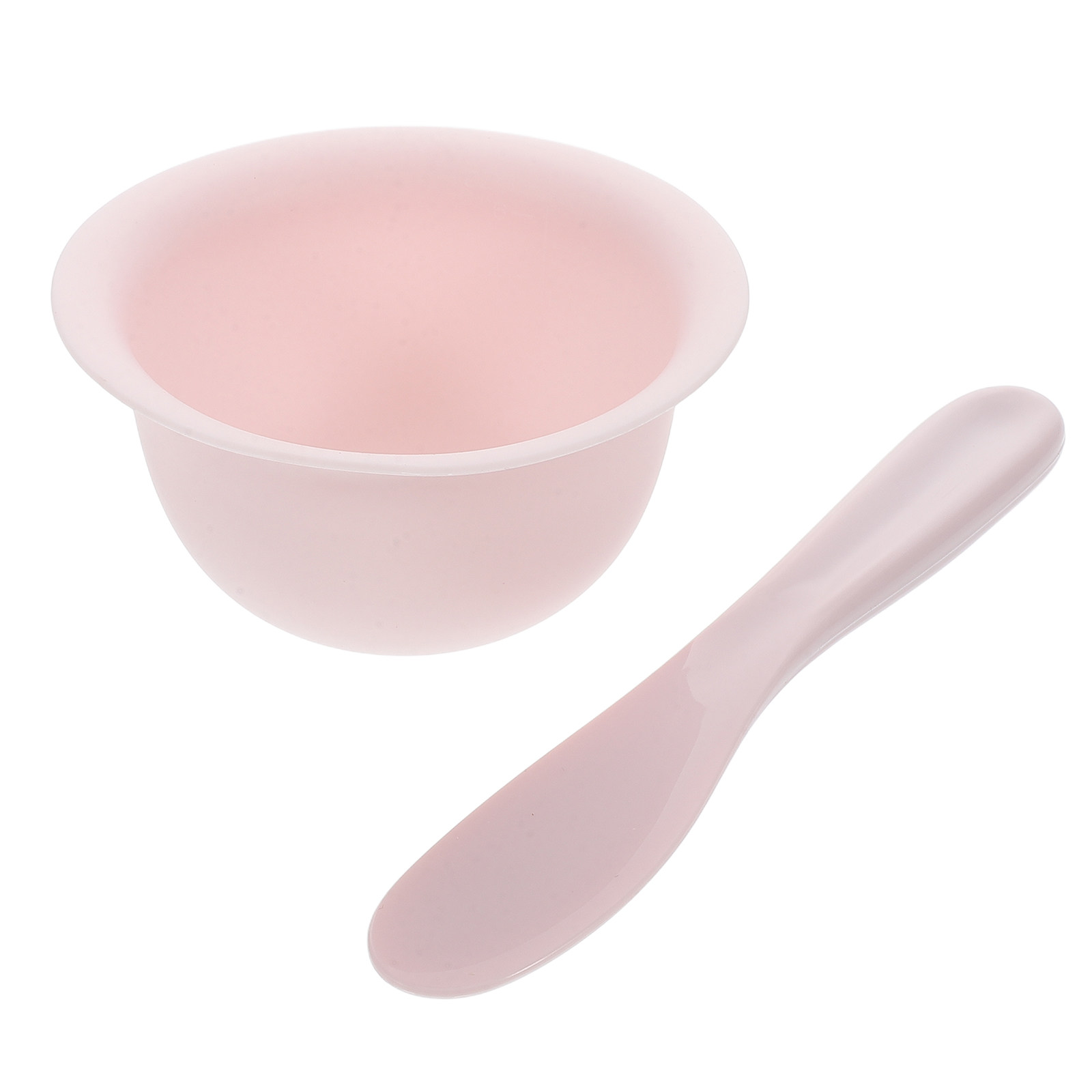 1Set Silicone Face Mask Bowl a - مراجعة Silicone Spatula Set وسعره