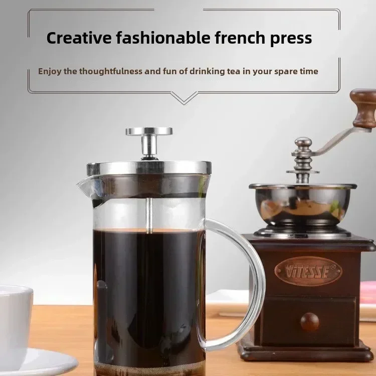 350-1000ml Stainless Steel Gla - مراجعة French Press Coffee Maker وسعره