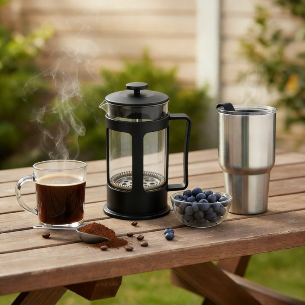 350ML/11OZ French Press Pot Co - مراجعة French Press Coffee Maker وسعره