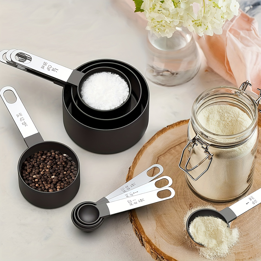4PCS/8PCS plastic measuring cu - مراجعة Kitchen Gadgets Must Have وسعره