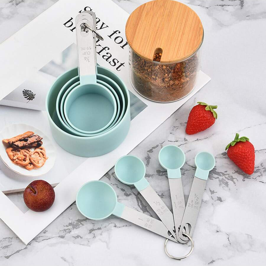 4PCS/8PCS plastic measuring cu - مراجعة Kitchen Gadgets Must Have وسعره