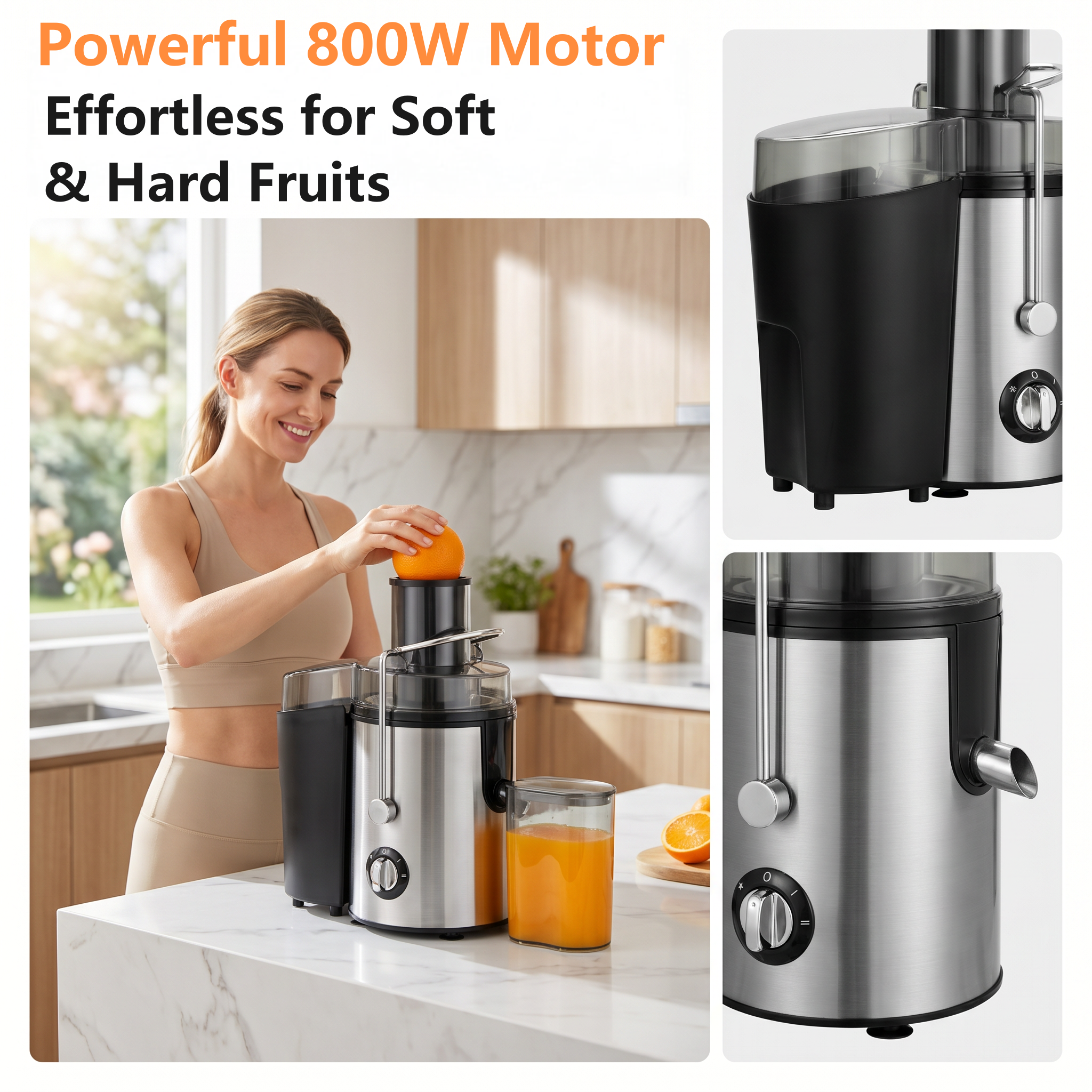 Electric Juicer Fruit Vegetabl - مراجعة Kitchen Gadgets Juicer وسعره