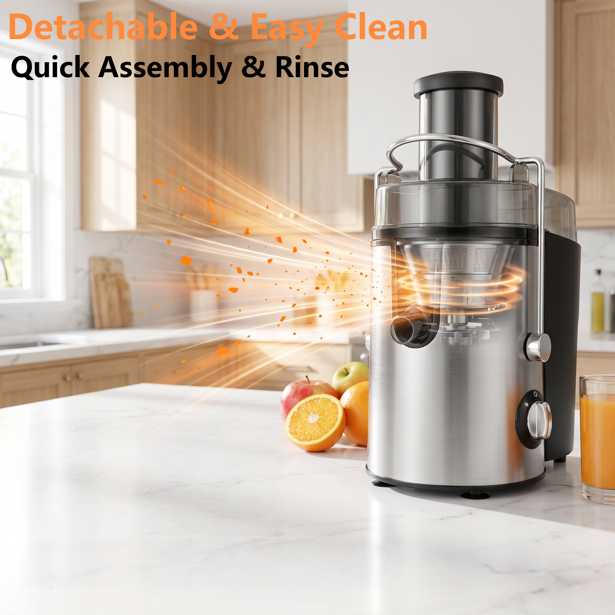 Electric Juicer Fruit Vegetabl - مراجعة Kitchen Gadgets Juicer وسعره