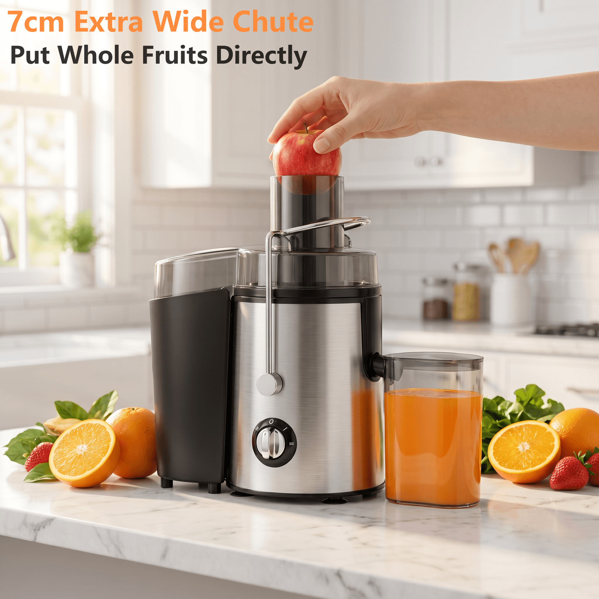 Electric Juicer Fruit Vegetabl - مراجعة Kitchen Gadgets Juicer وسعره