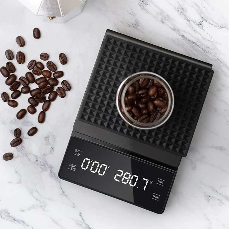 3kg/0.1g Coffee Scale with Tim - مراجعة Kitchen Timer Digital وسعره