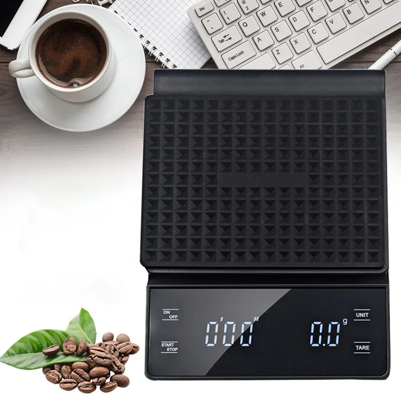 3kg/0.1g Coffee Scale with Tim - مراجعة Kitchen Timer Digital وسعره