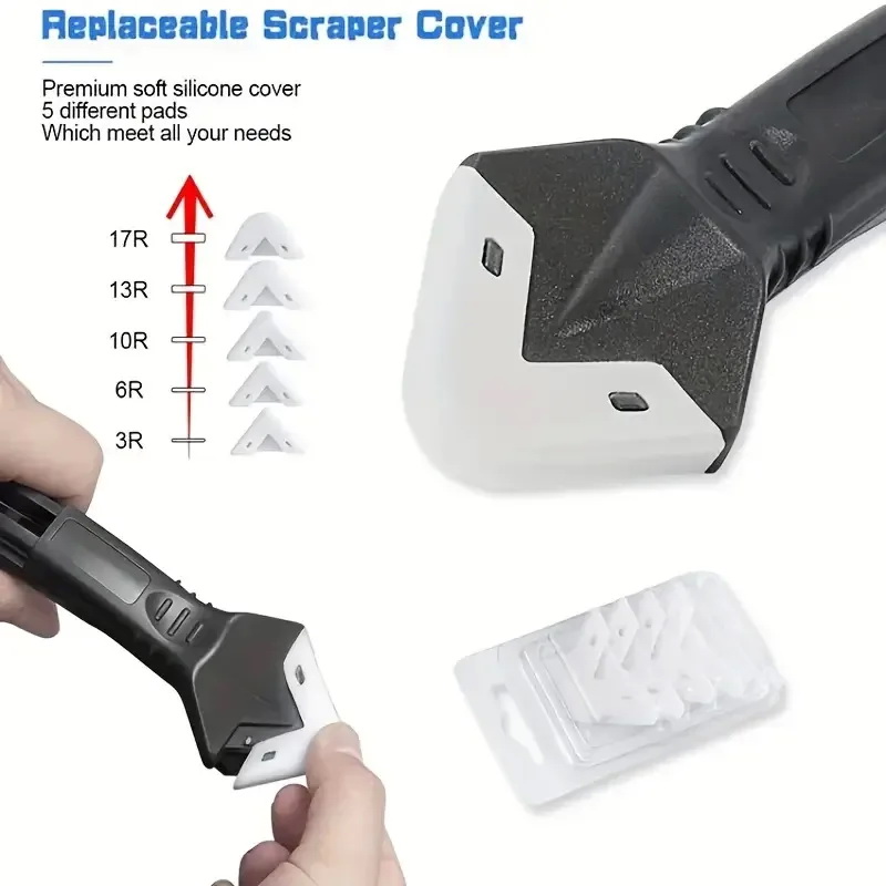 1/2 SET 5-in-1 Metal Head Caul - مراجعة Silicone Spatula Set وسعره