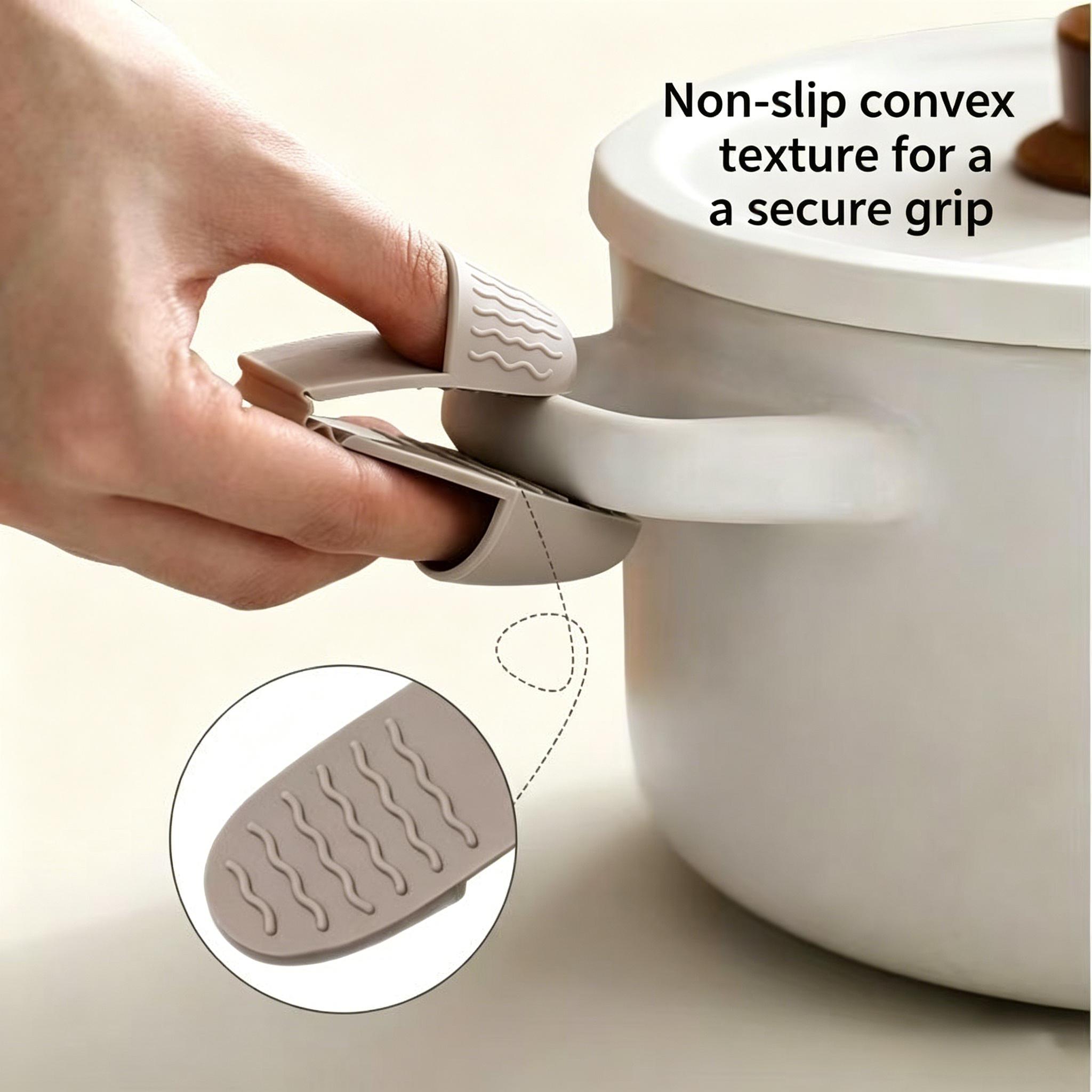Anti-Slip Silicone Cooking Glo - مراجعة Kitchen Gadgets Built In وسعره