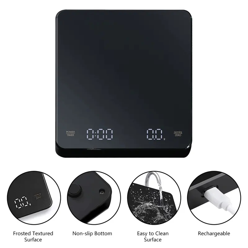 Digital Coffee Scale with Time - مراجعة Kitchen Timer Digital وسعره