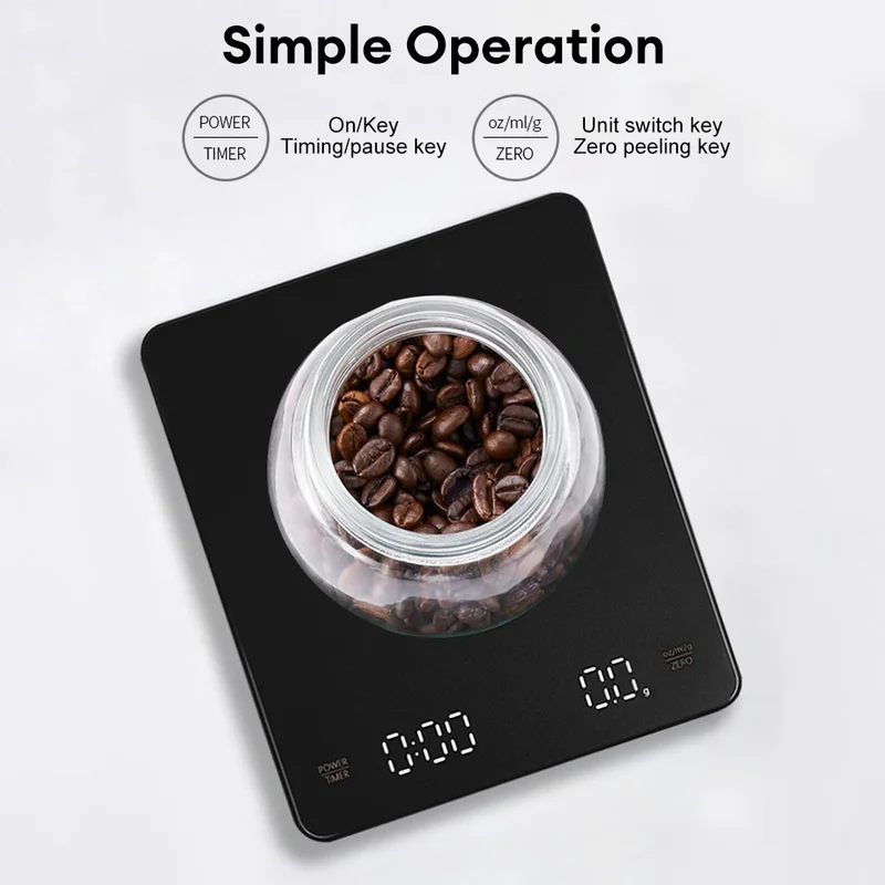 Digital Coffee Scale with Time - مراجعة Kitchen Timer Digital وسعره