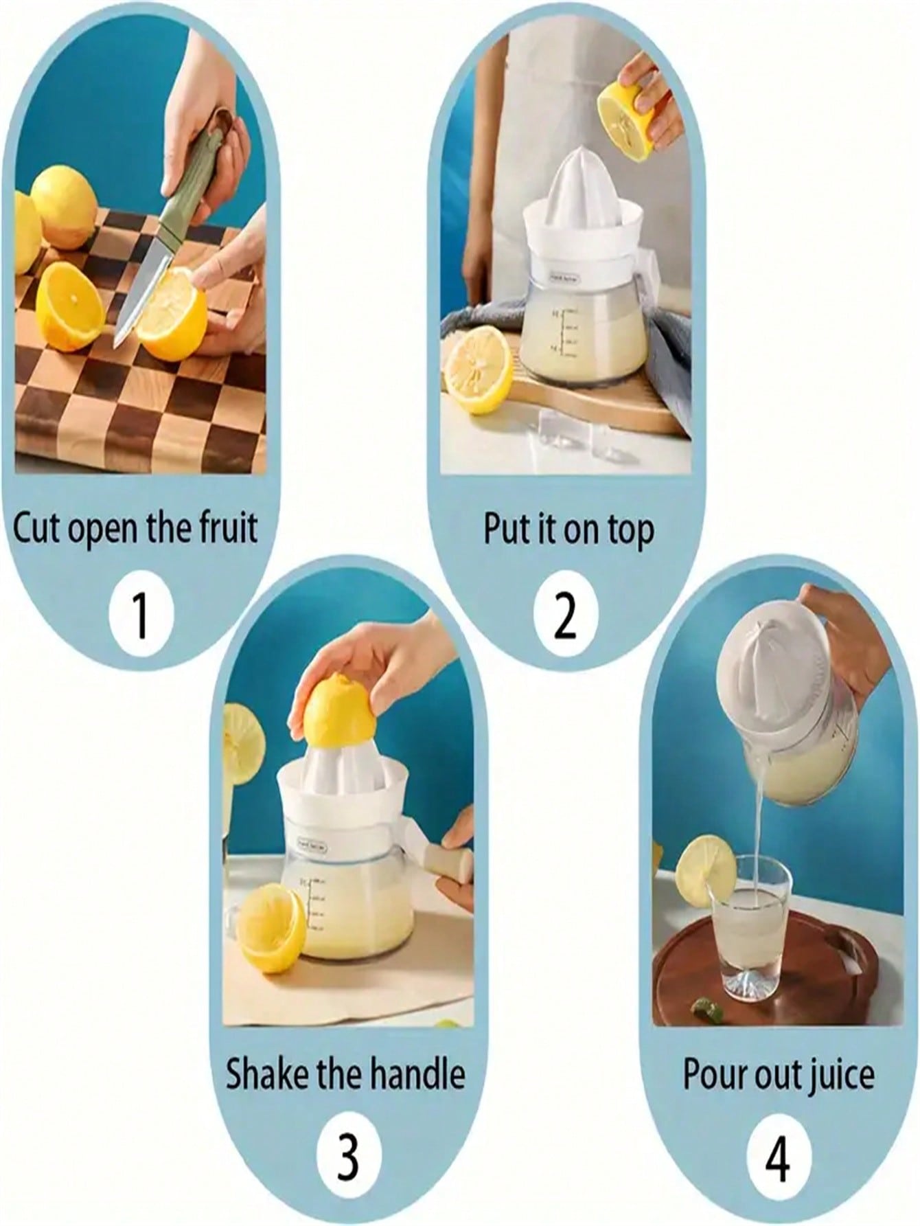 1Pc Multifunctional Manual Jui - مراجعة Kitchen Gadgets Built In وسعره