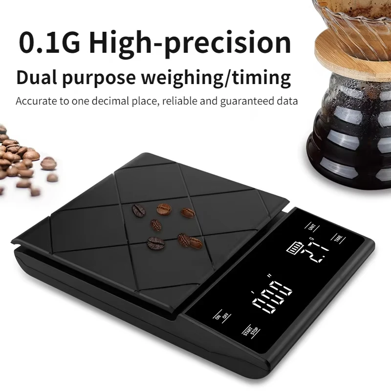 3kg/0.1g Coffee Scale With Tim - مراجعة Kitchen Timer Digital وسعره