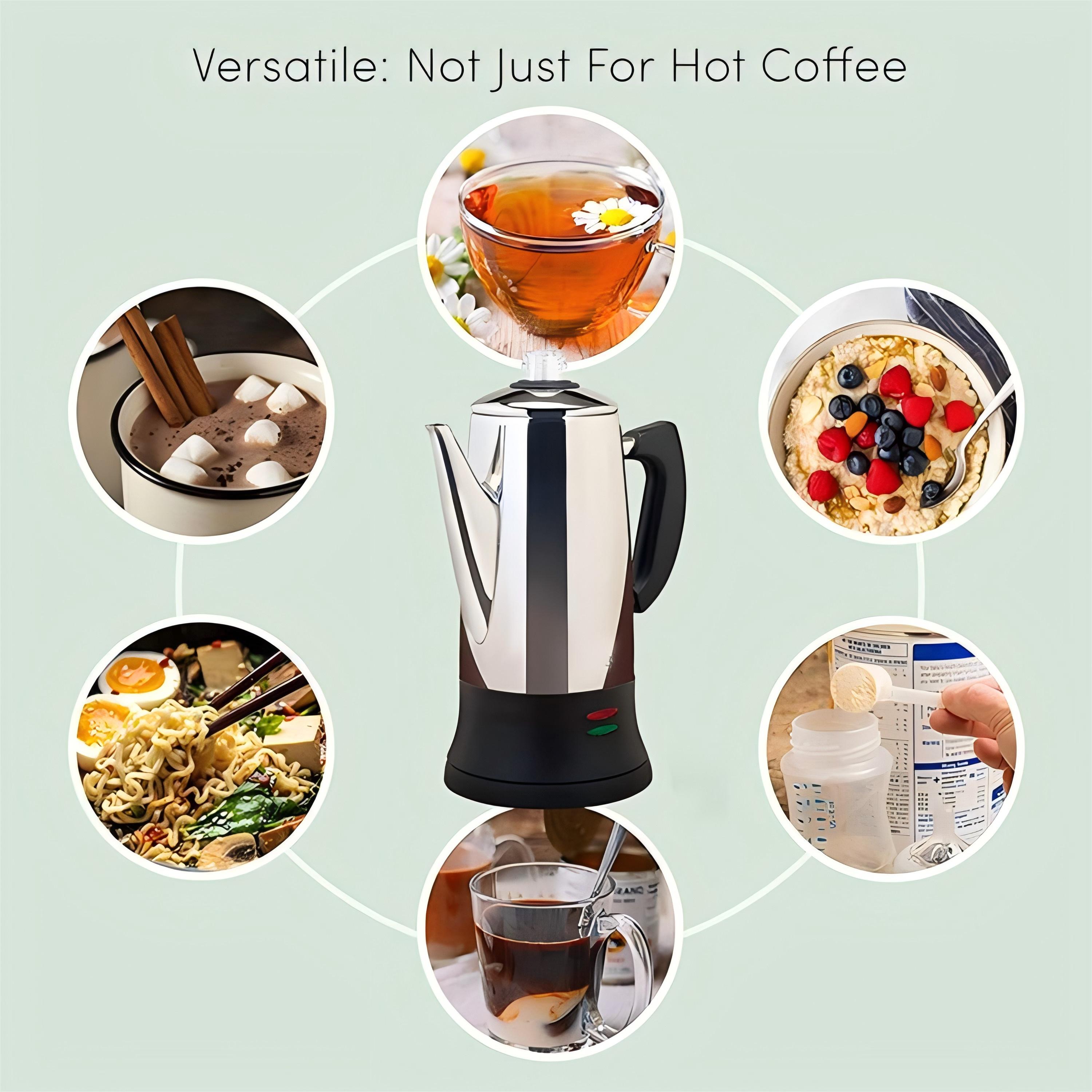 Large Capacity 1.8L Electric C - مراجعة French Press Coffee Maker وسعره