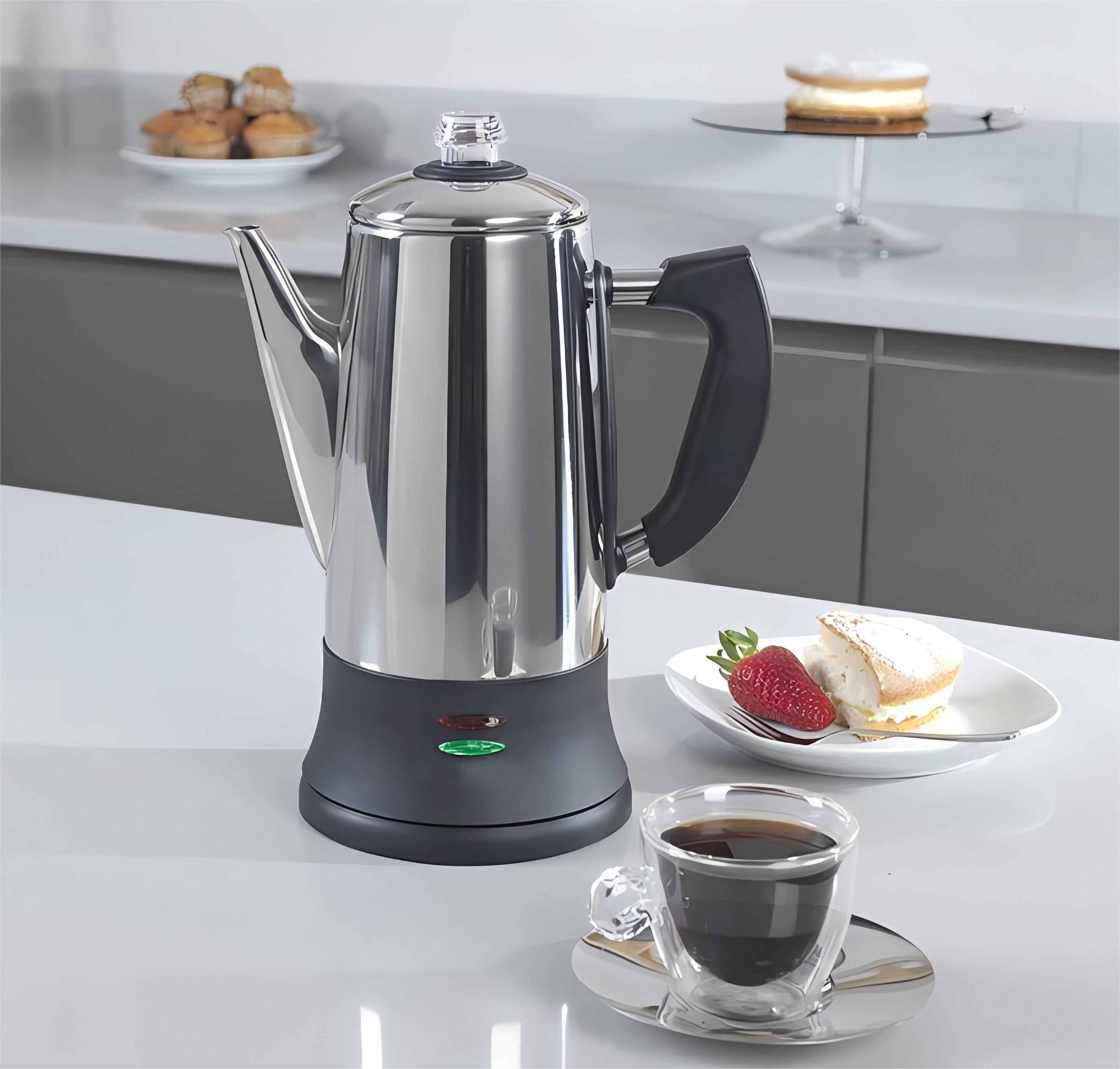 Large Capacity 1.8L Electric C - مراجعة French Press Coffee Maker وسعره