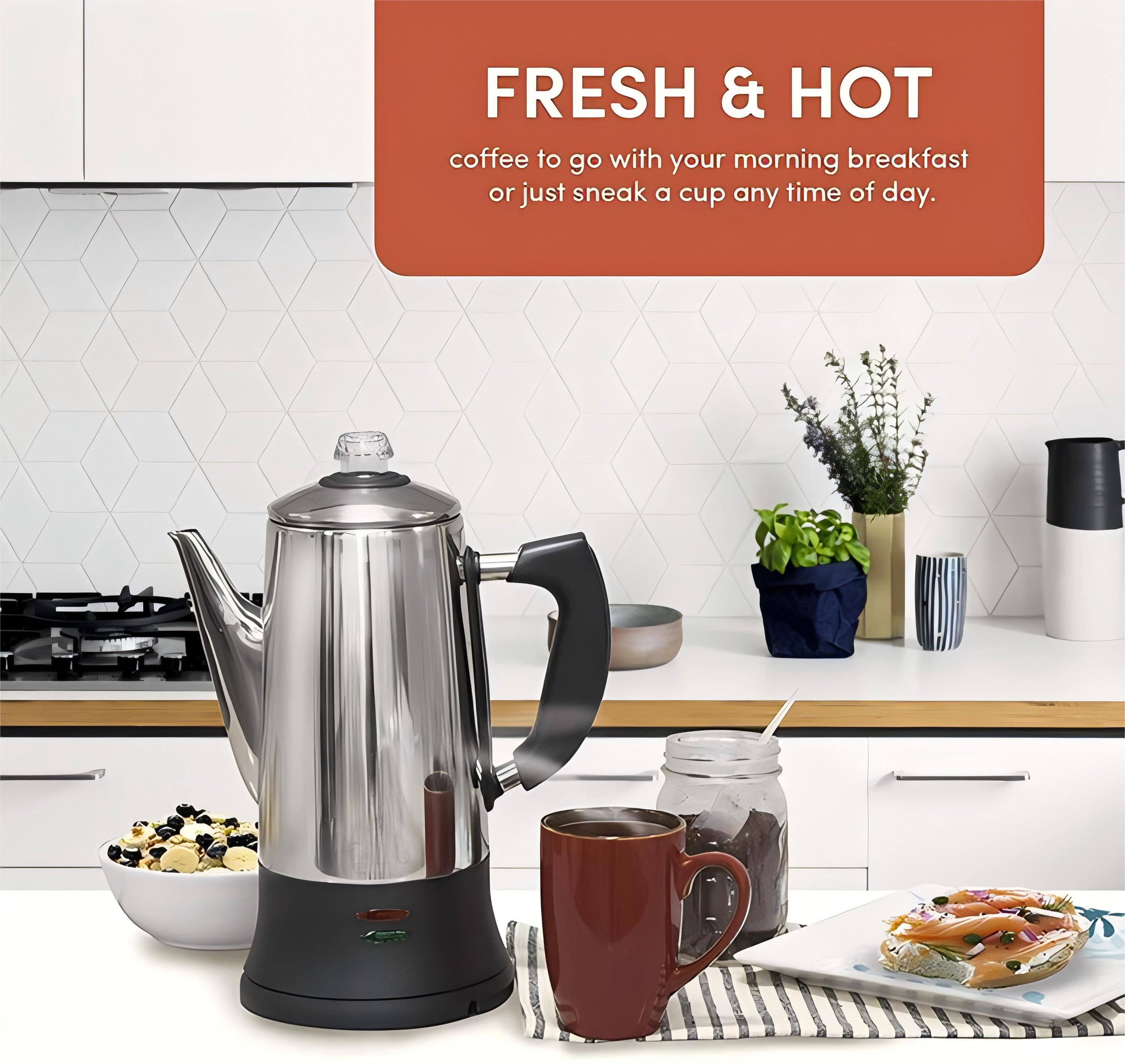 Large Capacity 1.8L Electric C - مراجعة French Press Coffee Maker وسعره
