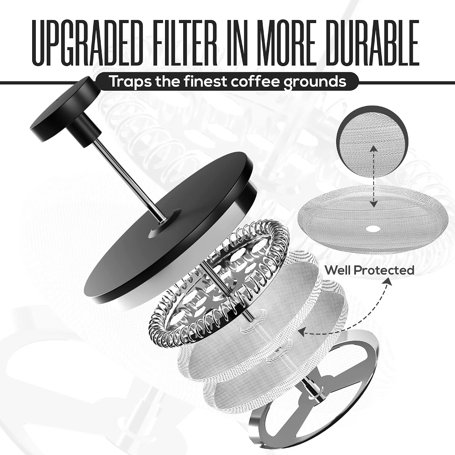 Double Wall Insulated French P - مراجعة French Press Coffee Maker وسعره