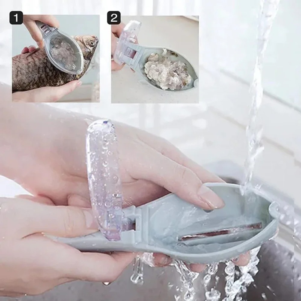 1PC Fish Scale Scraper Fast Re - مراجعة Kitchen Gadgets Helpful وسعره