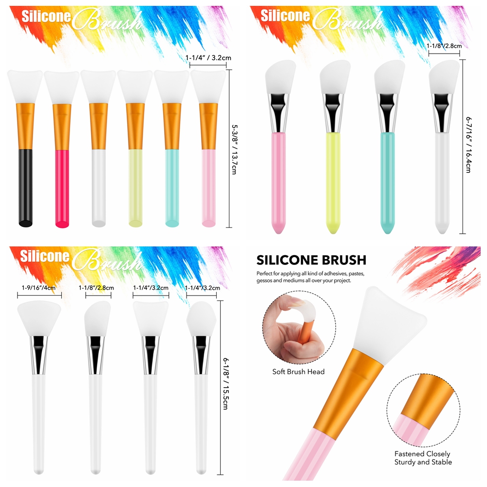 Silicone Craft Brush, Spatula  - مراجعة Silicone Spatula Set وسعره